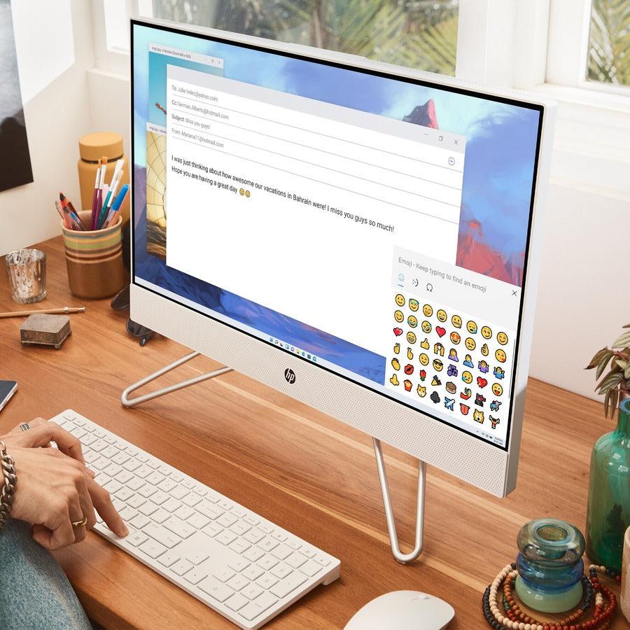 HPI SOURCING - NEW 24-cb1000a 24-cb1257c All-in-One Computer - AMD Ryzen 7 5825U Octa-core (8 Core) - 12 GB RAM DDR4 SDRAM - 1 TB HDD - 256 GB M.2 PCI Express NVMe SSD - 23.8 Full HD 1920 x 1080 Touchscreen Display - Desktop - Starry White" 1J9C0AA#ABA