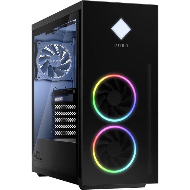 HPI SOURCING - NEW OMEN 40L GT21-0000i GT21-0074 Gaming Desktop Computer - Intel Core i7 12th Gen i7-12700K Dodeca-core (12 Core) 3.60 GHz - 16 GB RAM DDR4 SDRAM - 1 TB M.2 PCI Express NVMe SSD - Tower - Black 328P6AA#ABA