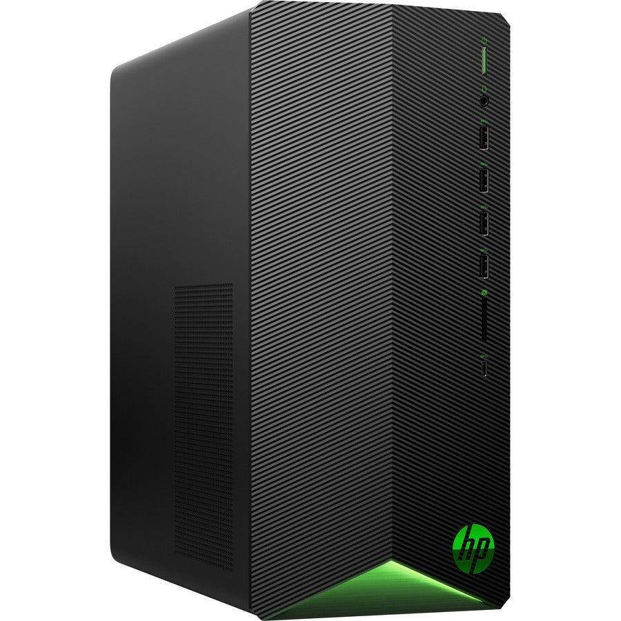 HPI SOURCING - NEW Pavilion Gaming TG01-2000a TG01-2360 Gaming Desktop Computer - AMD Ryzen 7 5700G Octa-core (8 Core) 3.80 GHz - 16 GB RAM DDR4 SDRAM - 512 GB M.2 PCI Express NVMe SSD - Tower - Shadow Black, Acid Green 328R7AA#ABA