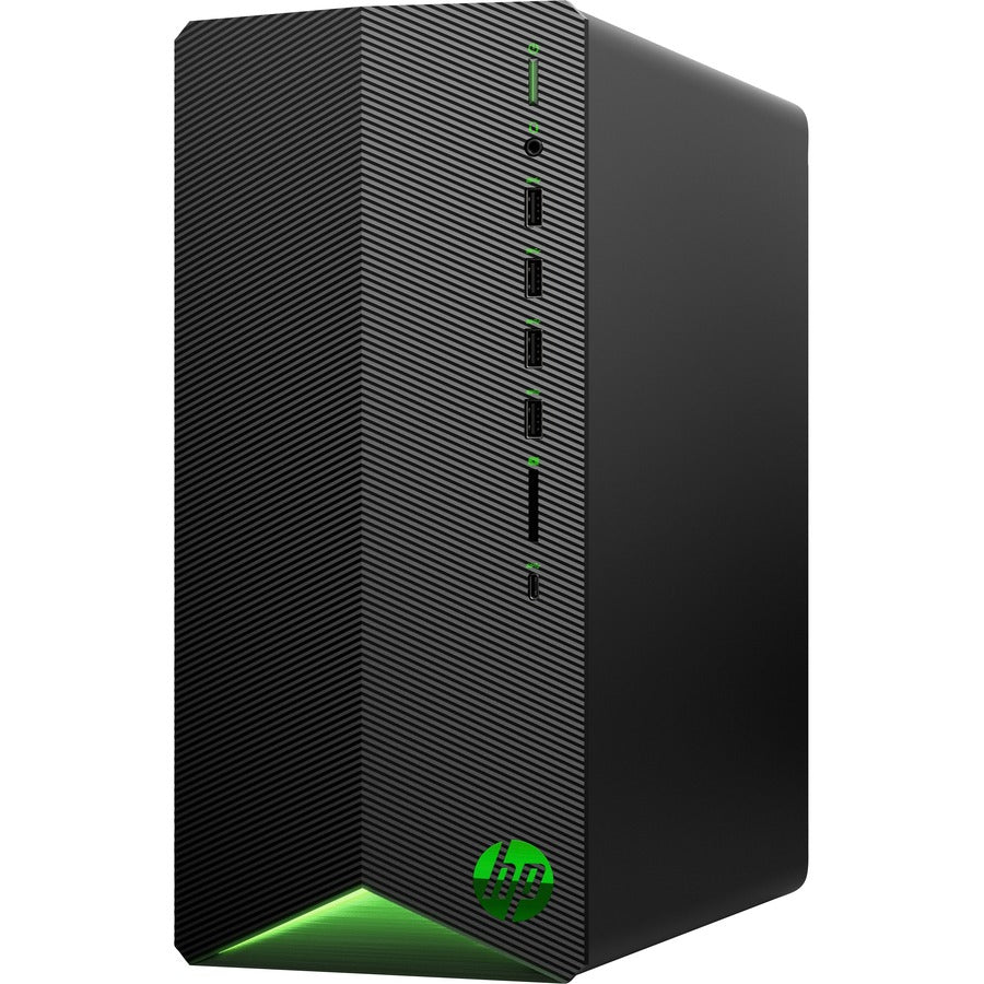 HPI SOURCING - NEW Pavilion Gaming TG01-2000a TG01-2360 Gaming Desktop Computer - AMD Ryzen 7 5700G Octa-core (8 Core) 3.80 GHz - 16 GB RAM DDR4 SDRAM - 512 GB M.2 PCI Express NVMe SSD - Tower - Shadow Black, Acid Green 328R7AA#ABA