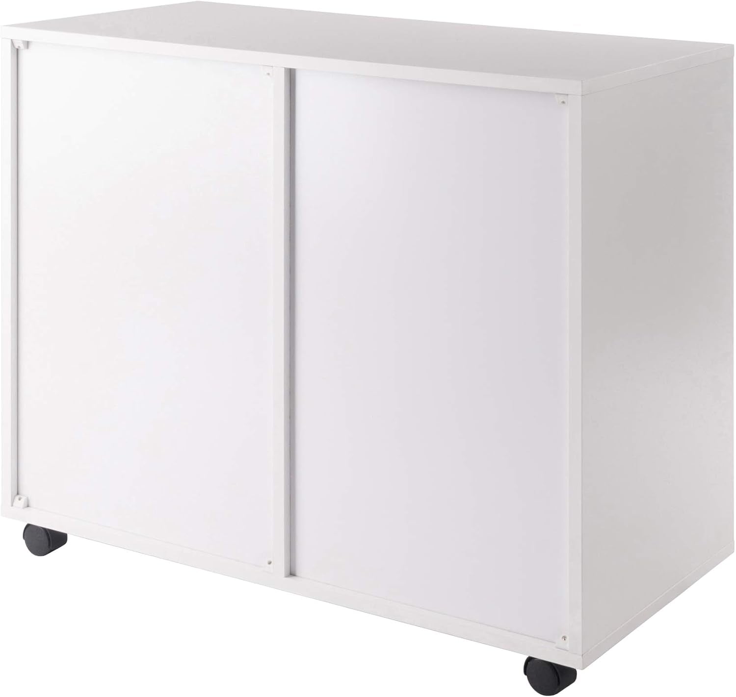 Halifax White Mobile Filing Cabinet With 3 Drawers