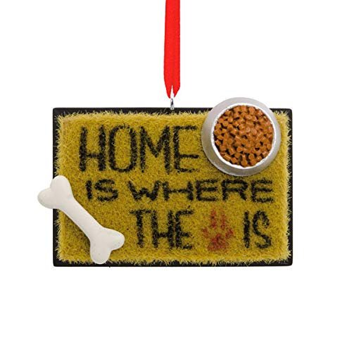 Hallmark Dog Welcome Mat Ornament