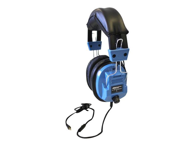 Hamilton Buhl Deluxe Headset w/ in line mic TRRS single 3.5mm plug leatherette ear SC-AMV