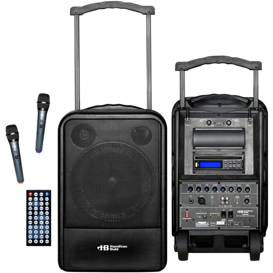 Hamilton Buhl High Quality PA System - DVD/CD/MP3 Bluetooth&reg; and Wireless Handheld