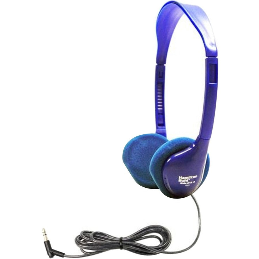 Hamilton Buhl Kids Personal-Size On-Ear Stereo Headphone - Stereo - Blue - Mini-phone (3.5