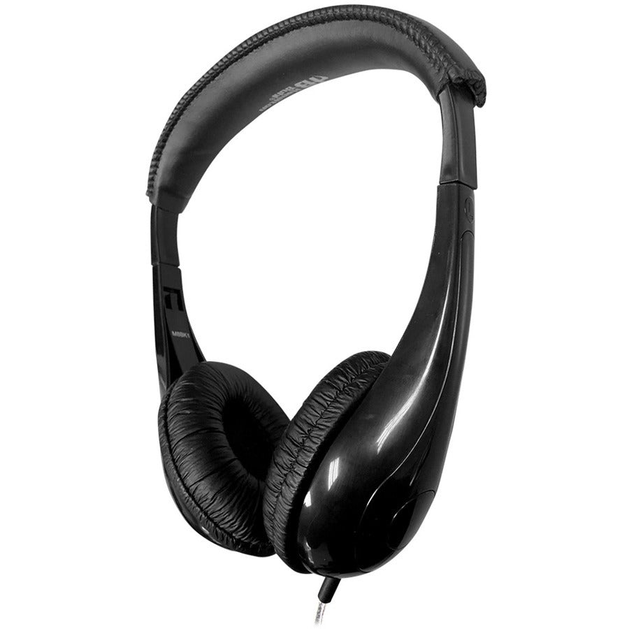 Hamilton Buhl Motiv8 Mid-Sized Headphone With In-line Volume Control - Stereo - Black - Mi