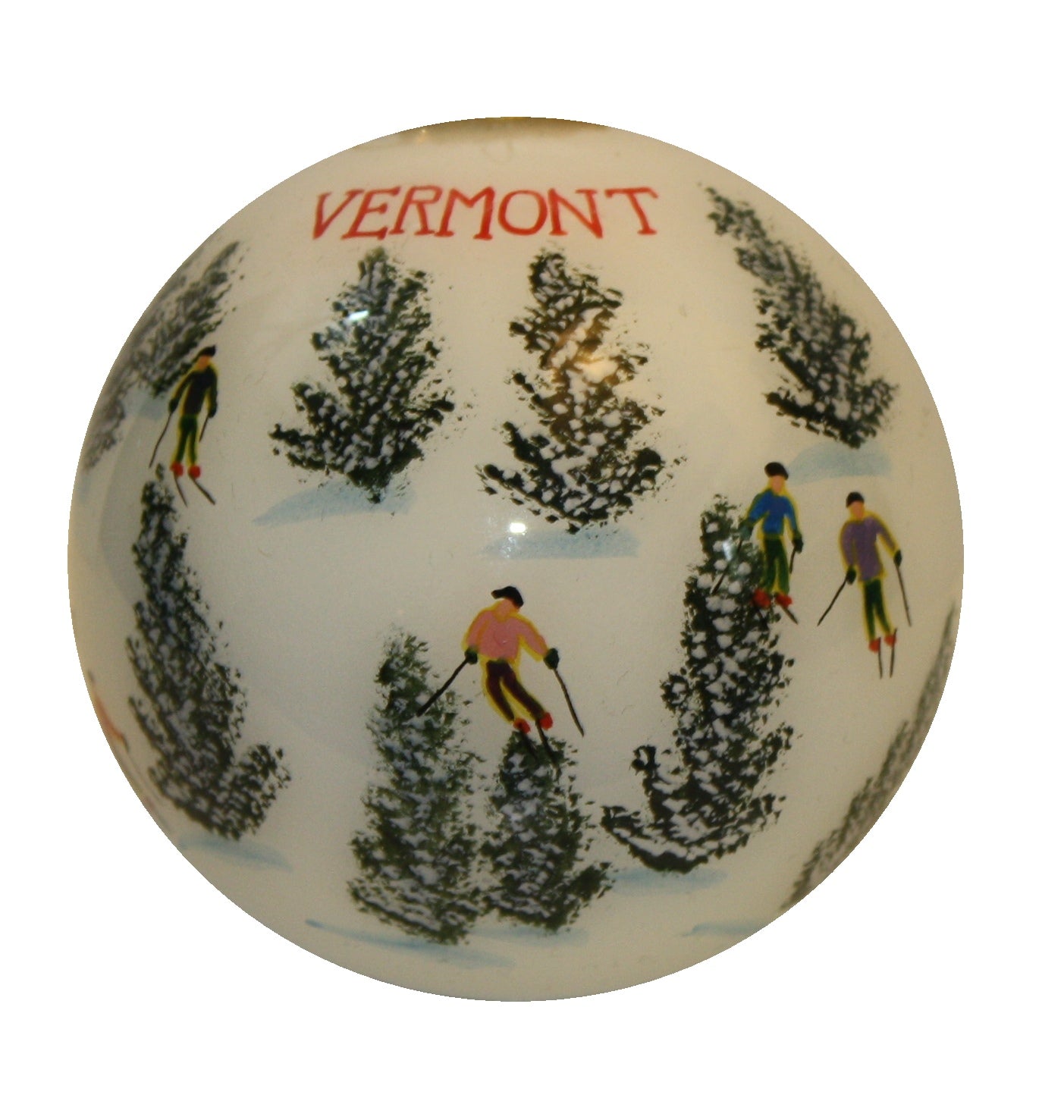 Hand Painted Glass Globe Ornament - The Shelburne Country Store