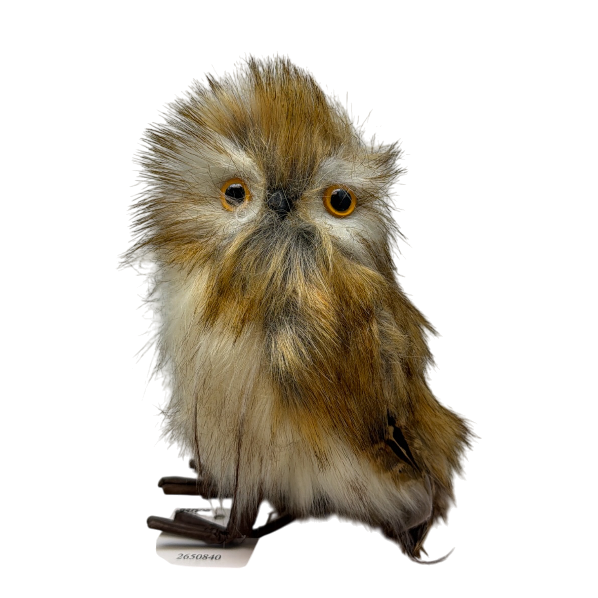 Handcrafted Owl Figurine - Ears Down