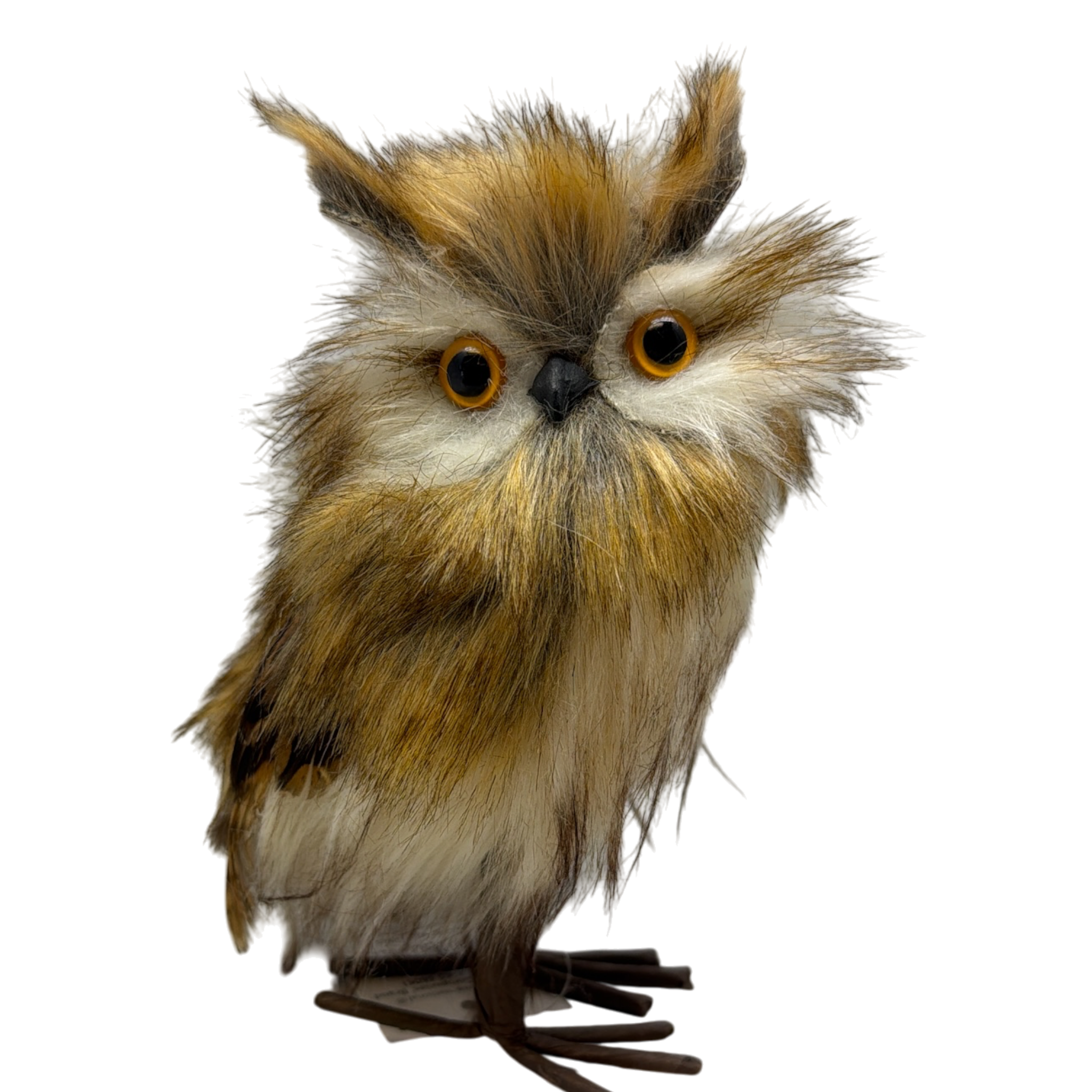 Handcrafted Owl Figurine - Ears Up