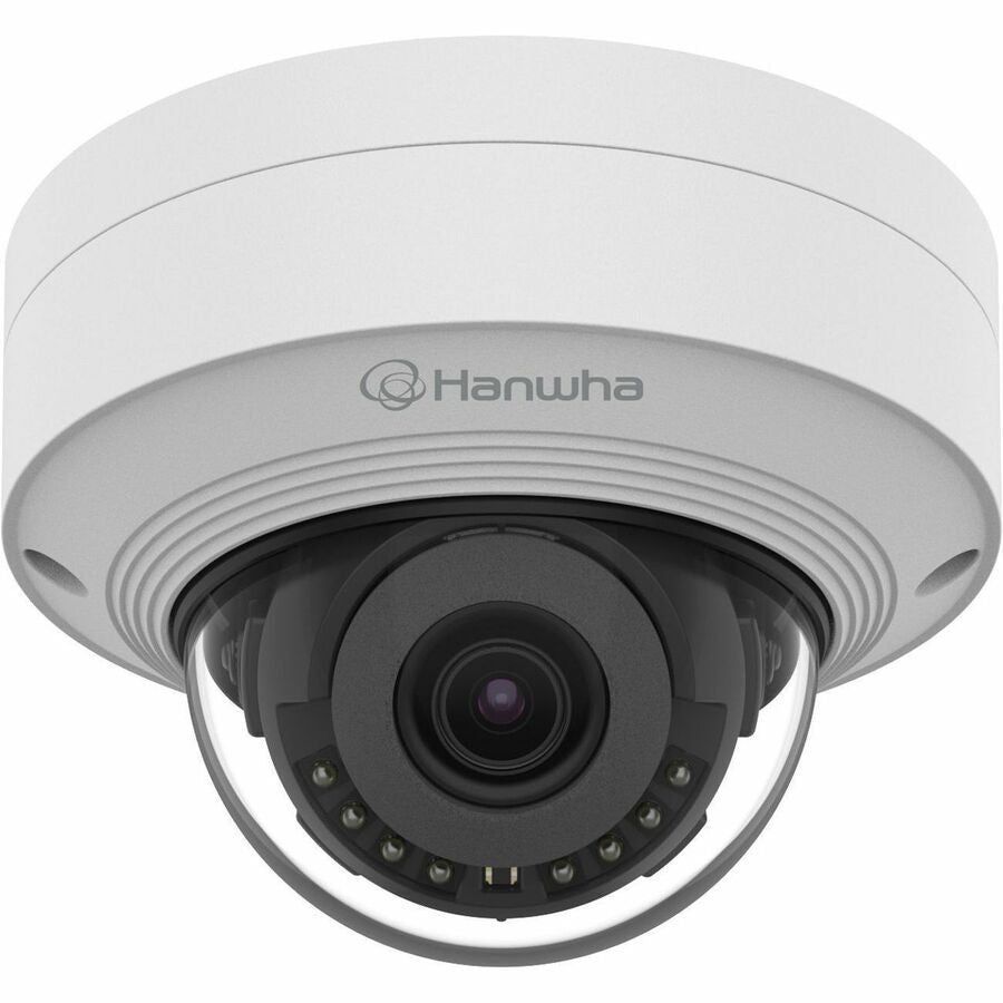 Hanwha QNV-C8011R 5 Megapixel Network Camera - Color - Dome - White - 65.62 ft Infrared