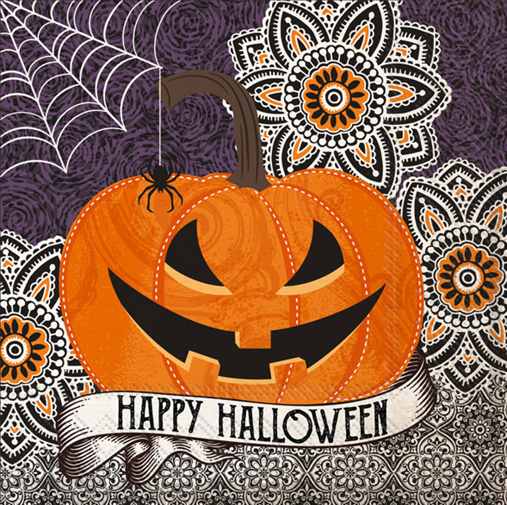 Happy Halloween Pumpkin - Lunch Napkin