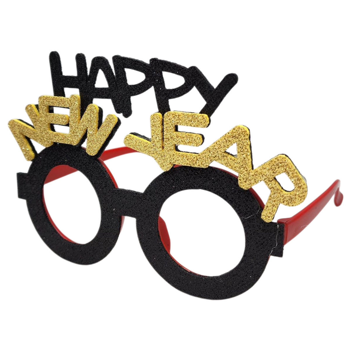 Happy New Year Glasses - Black