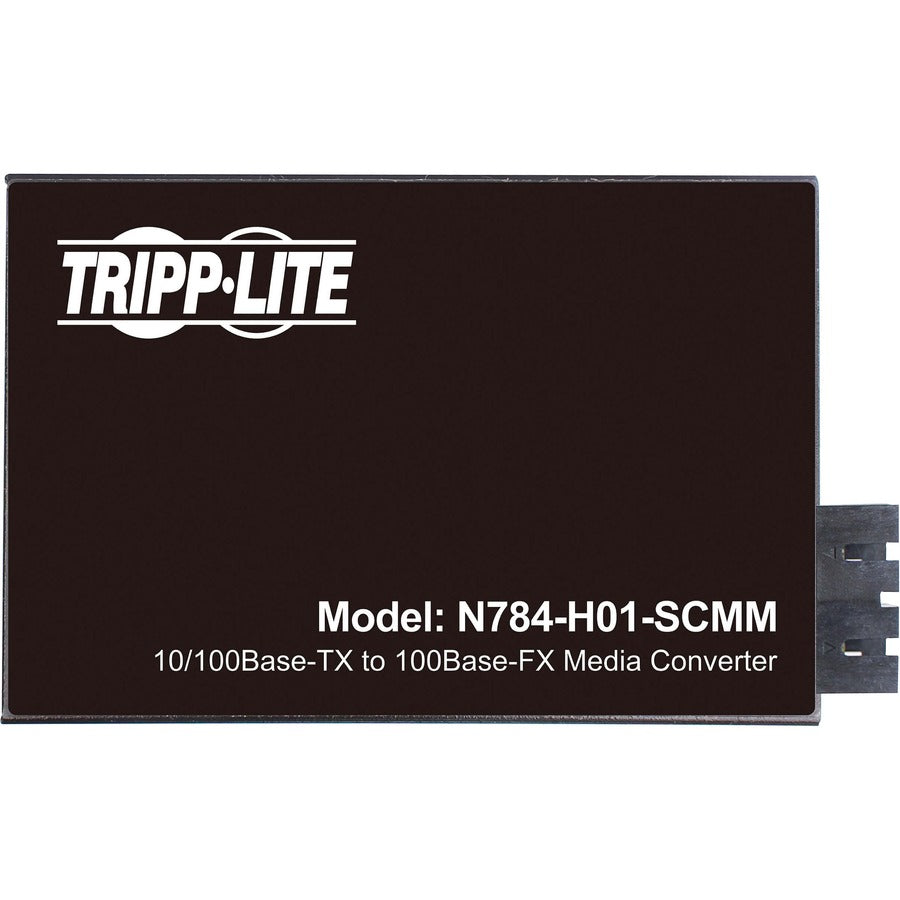 Hardened Media Converter - 10/100 Mbps RJ45 to SC Multimode Fiber | Tripp Lite N784-H01-SCMM