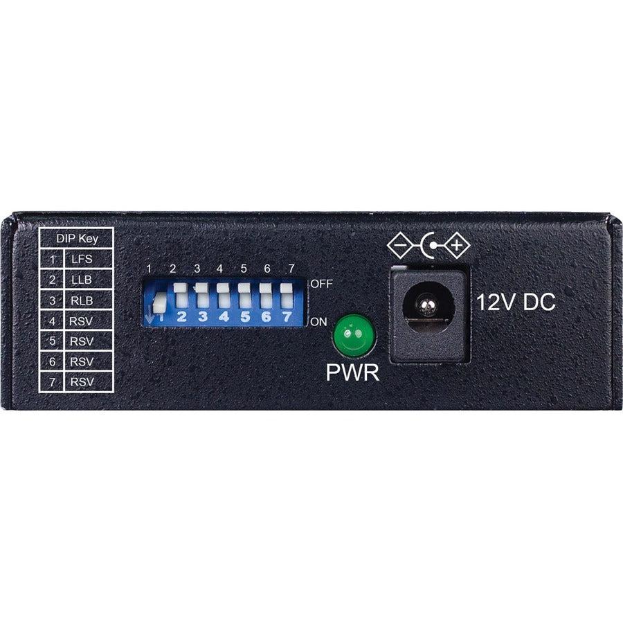 Hardened Media Converter 10/100 Mbps RJ45/SC Singlemode - Tripp Lite N784-H01-SCSM | TecISoft