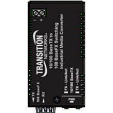 Hardened Mini Fast Ethernet Media Converter - 10/100Base-TX 100Base-FX SFP | Transition Networks M/E-ISW-FX-02(SFP)