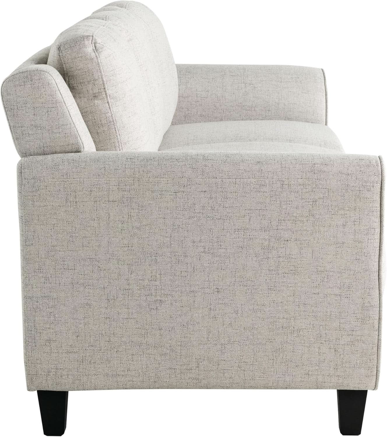 Harrington Sofa Beige With Curved Arms For Living Room