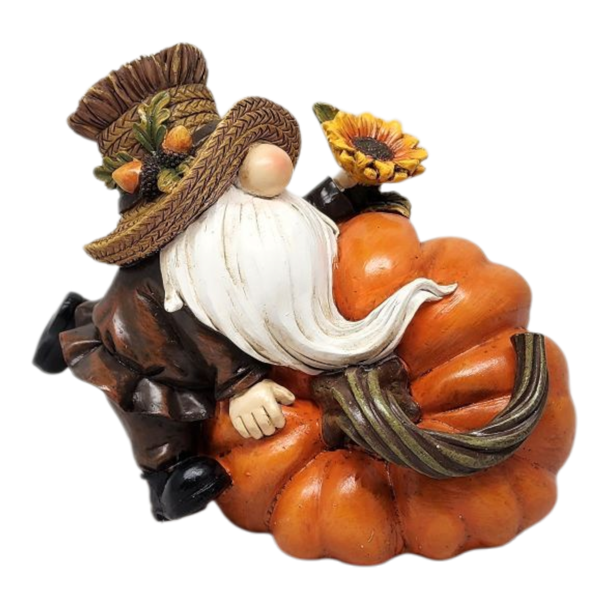 Harvest Gnome on a Gourd -