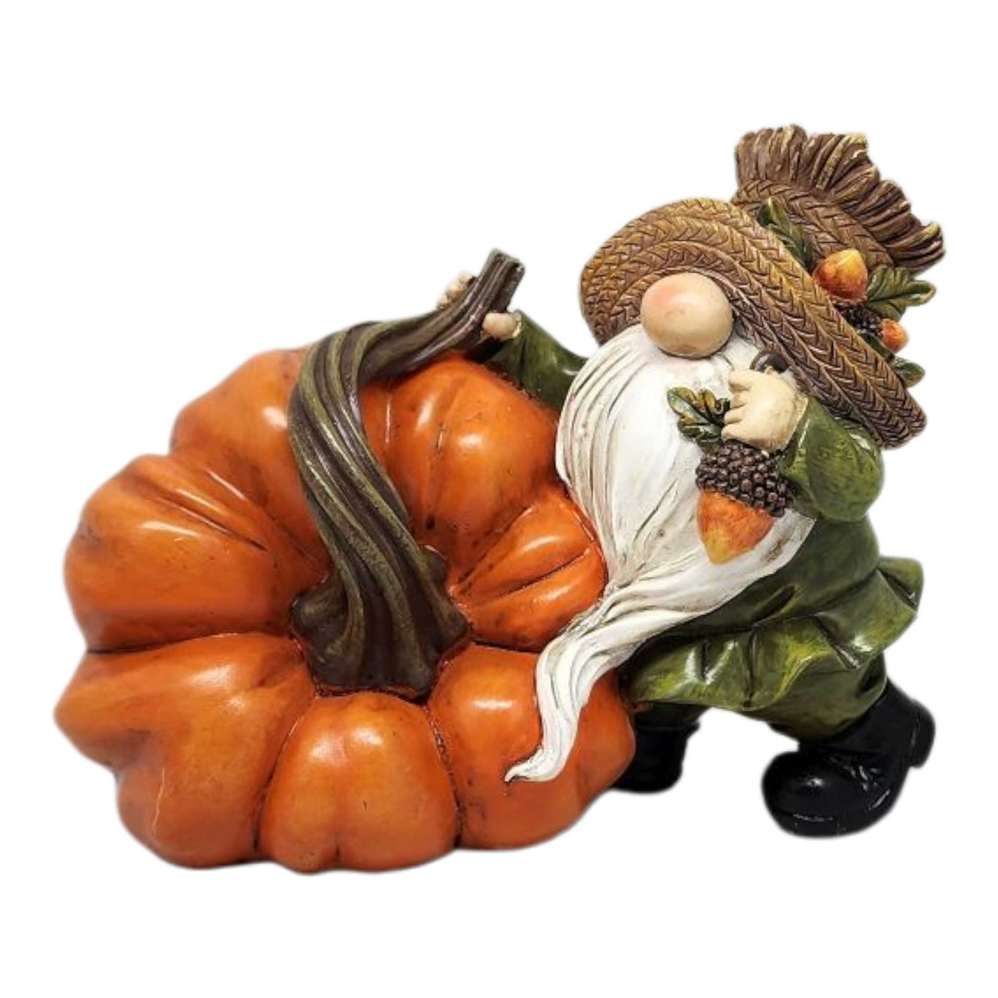 Harvest Gnome on a Gourd -
