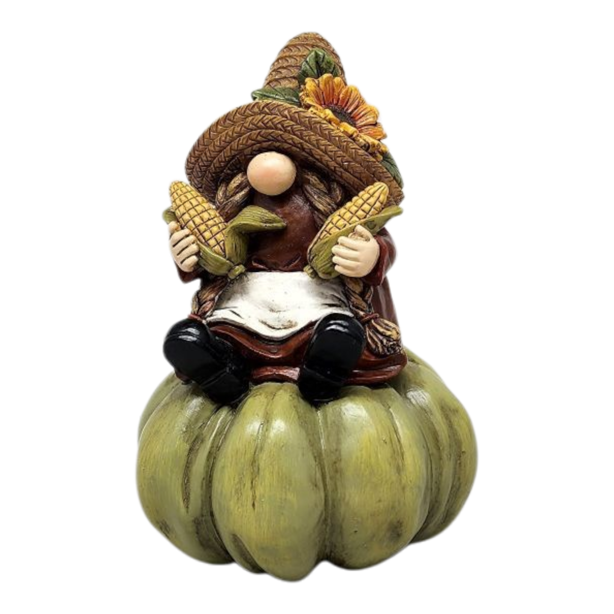 Harvest Gnome on a Gourd -