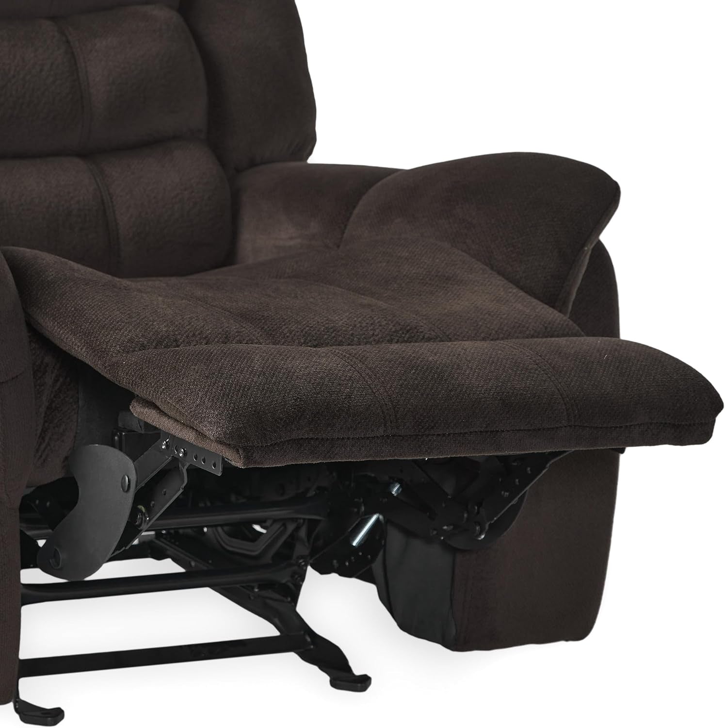 Hawthorne Chocolate Brown Glider Recliner Dual Function