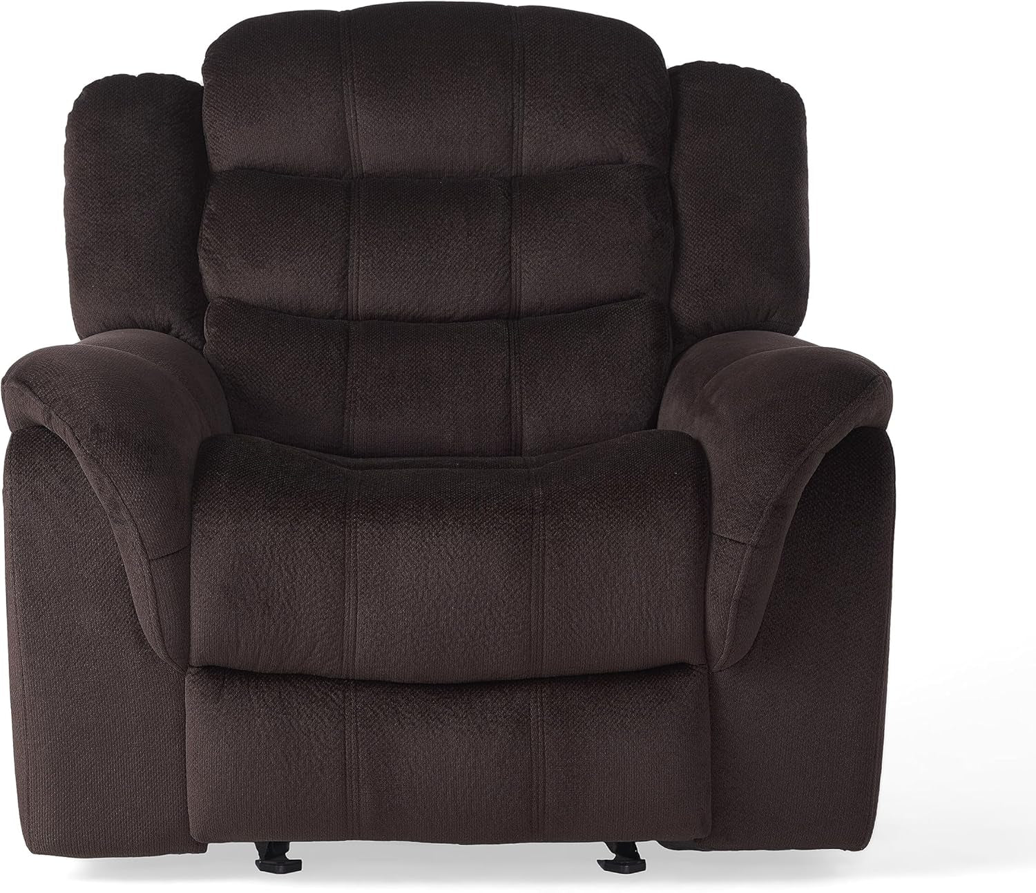 Hawthorne Chocolate Brown Glider Recliner Dual Function