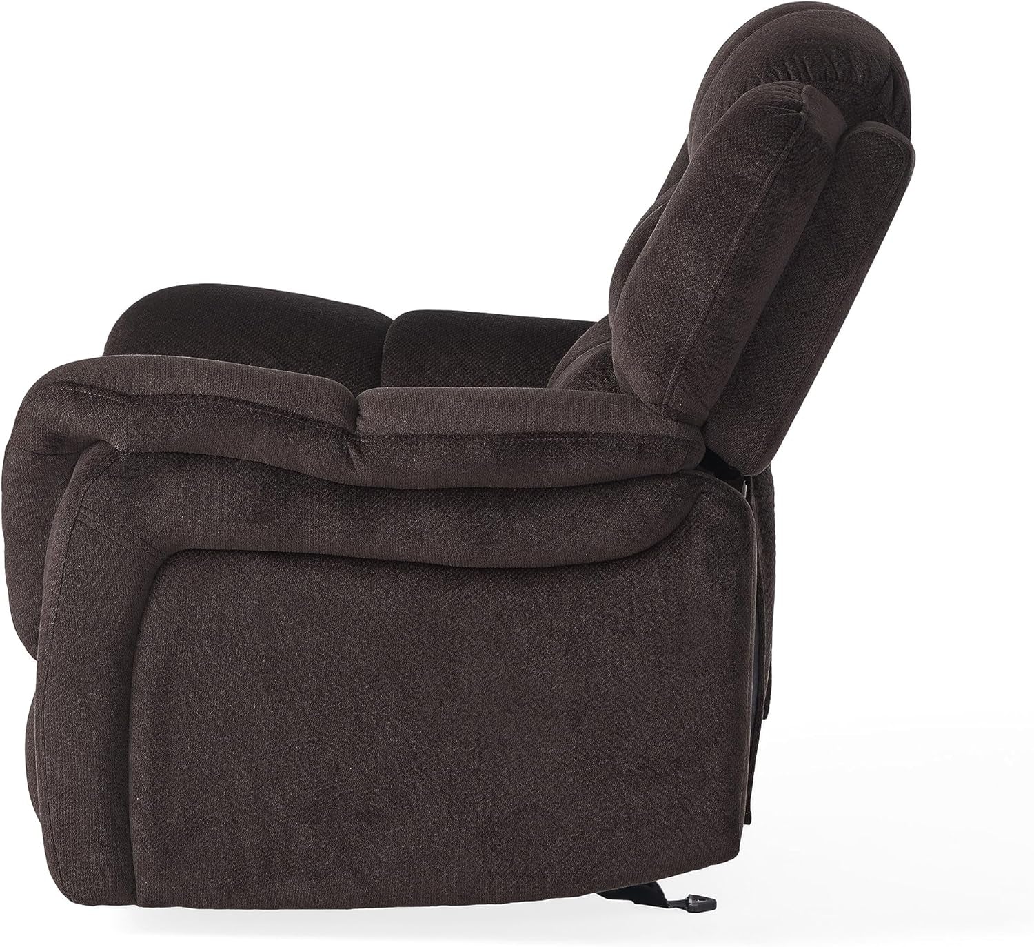 Hawthorne Chocolate Brown Glider Recliner Dual Function