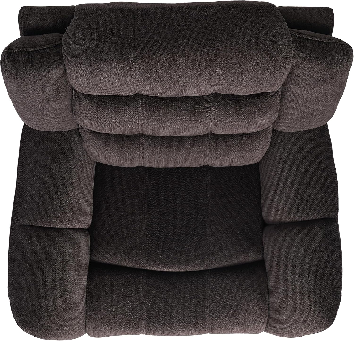 Hawthorne Chocolate Brown Glider Recliner Dual Function