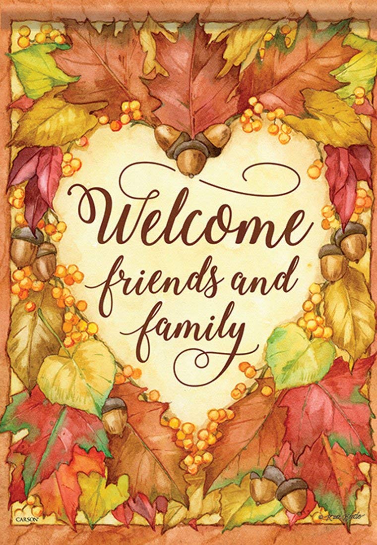 Heart Of Autumn Flag