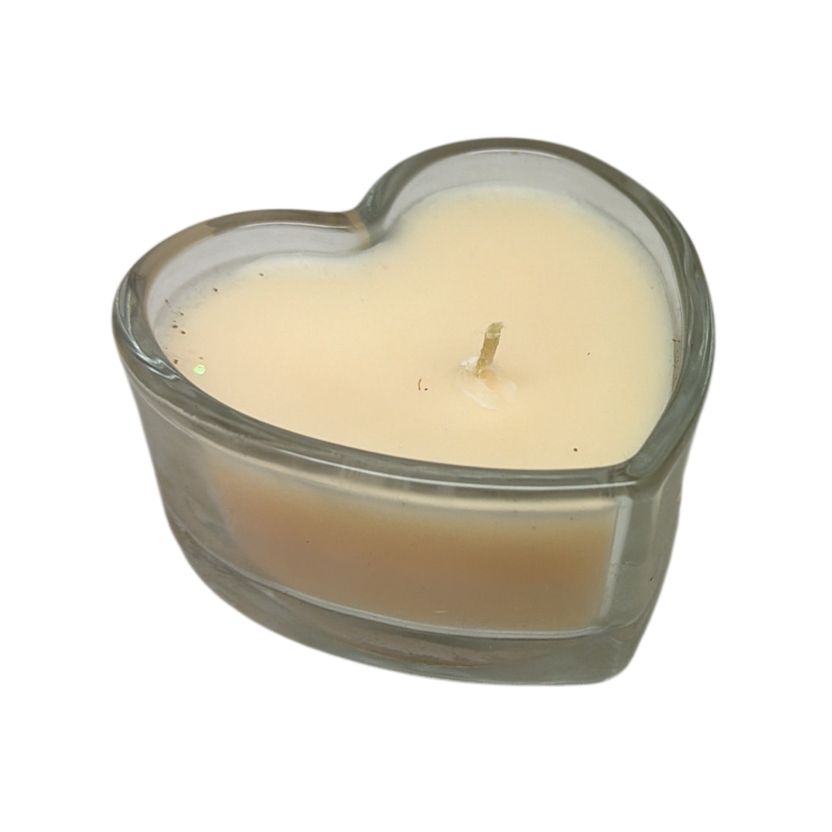 Heart Shaped Fresh Linen Scented Jar Candle - Clear