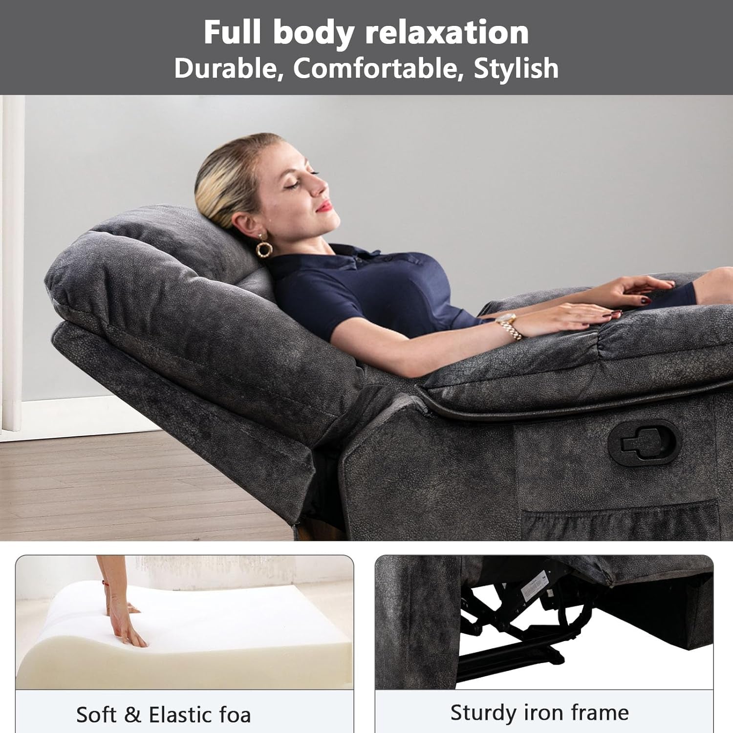 Heated Massage Recliner Chair With Targeted Heating