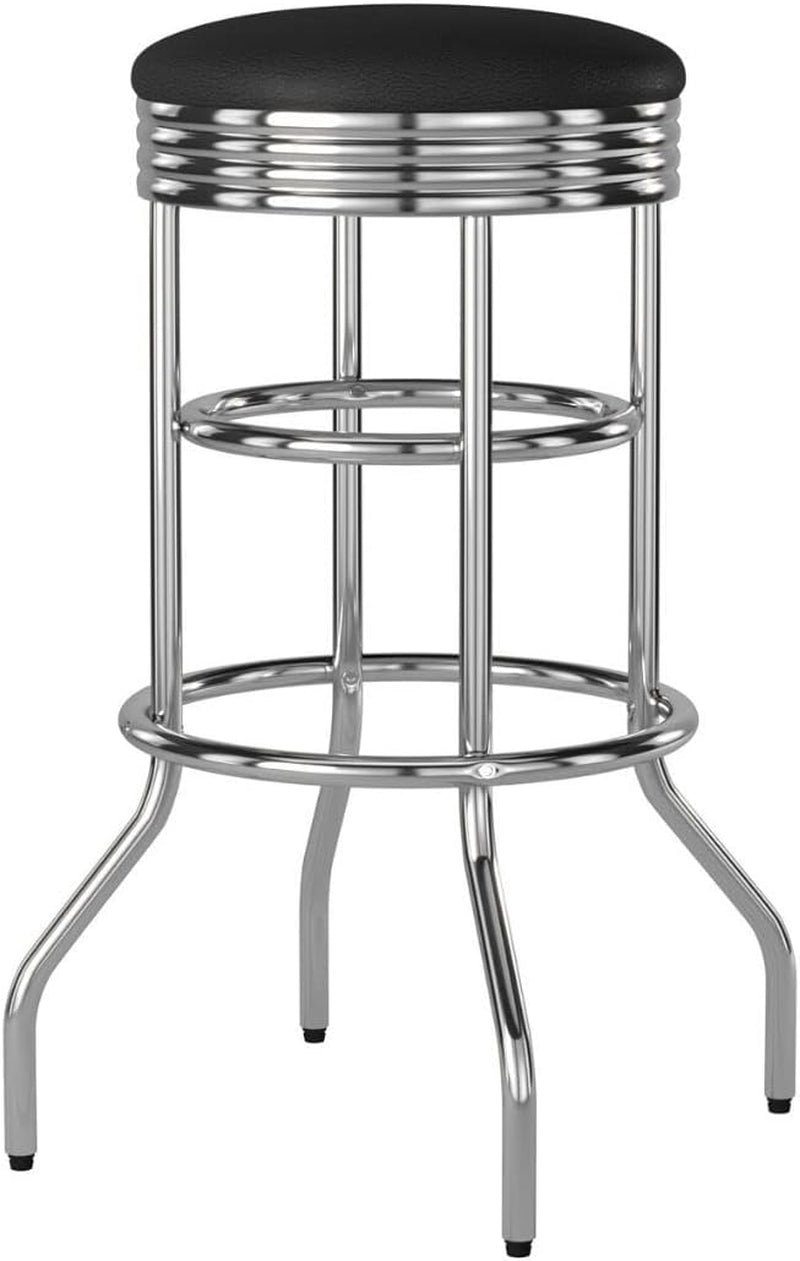 Heavy Duty 30 Inch Backless Swivel Bar Stools