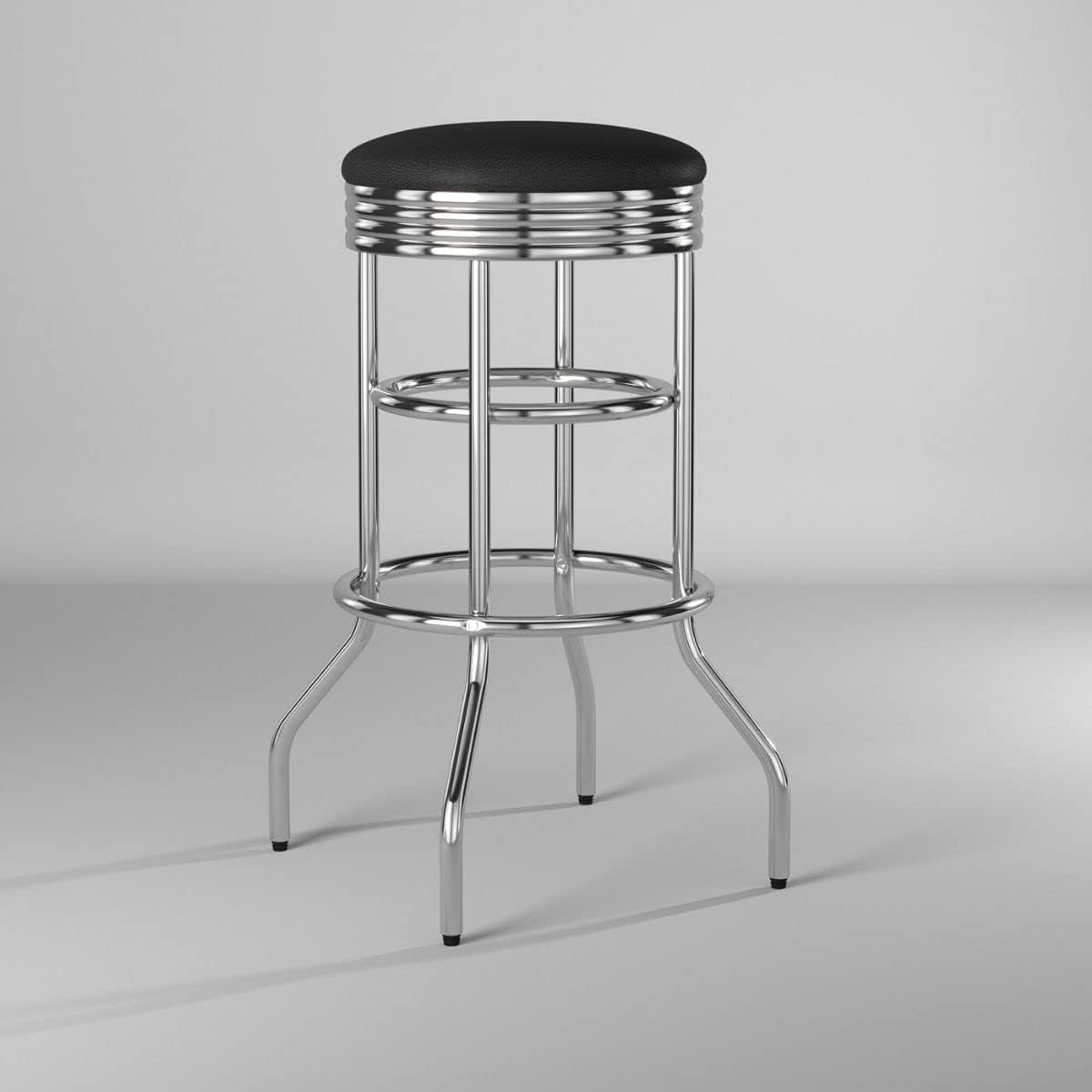 Heavy Duty 30 Inch Backless Swivel Bar Stools