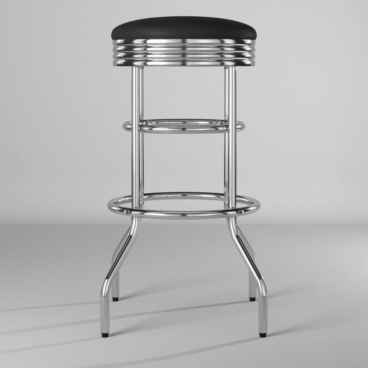 Heavy Duty 30 Inch Backless Swivel Bar Stools