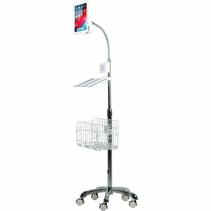 Heavy-Duty Gooseneck Floor Stand with VESA Plate PAD-HFSVU