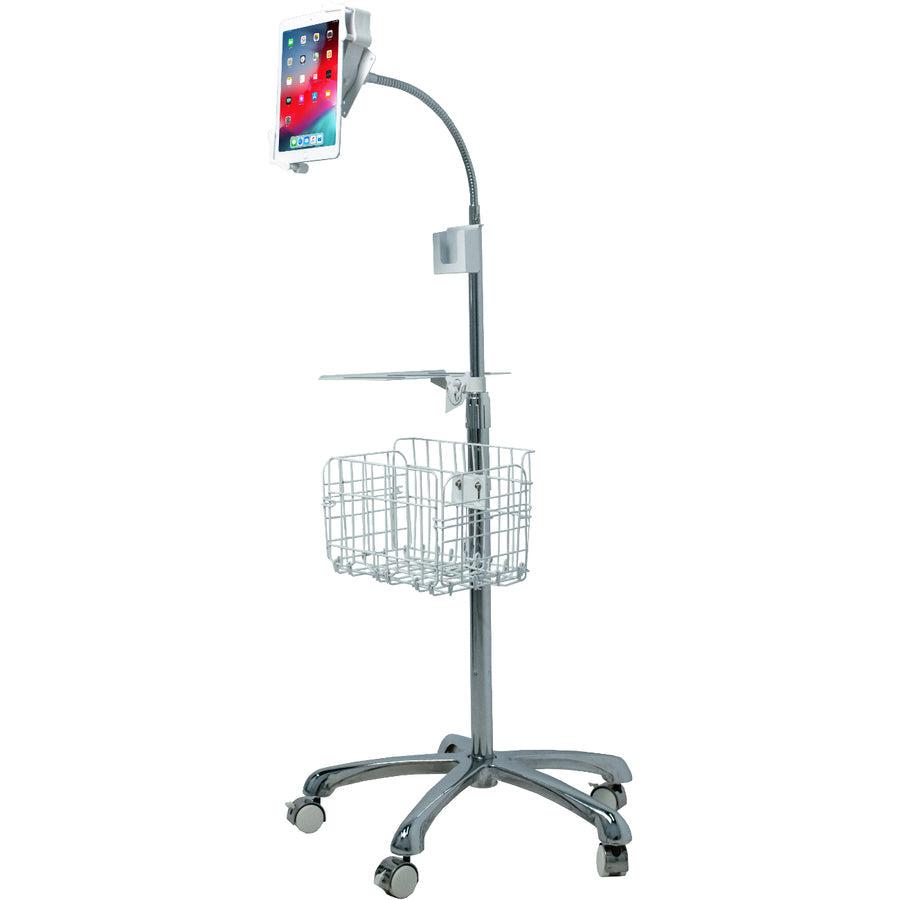 Heavy-Duty Gooseneck Floor Stand with VESA Plate PAD-HFSVU