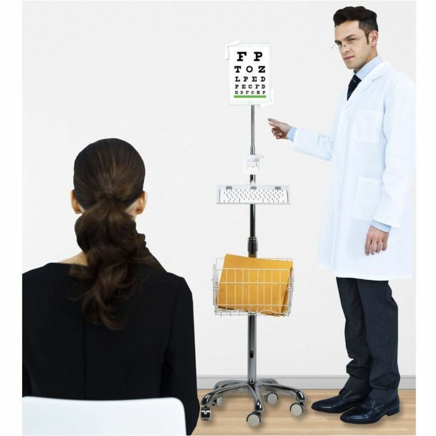 Heavy-Duty Gooseneck Floor Stand with VESA Plate PAD-HFSVU