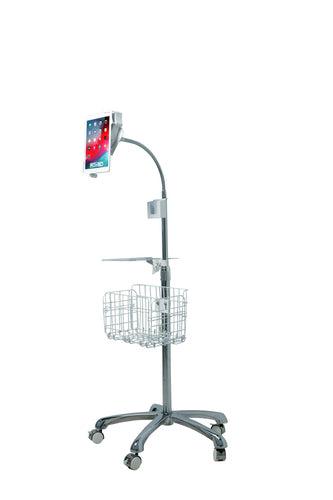 Heavy-Duty Gooseneck Floor Stand with VESA Plate PAD-HFSVU