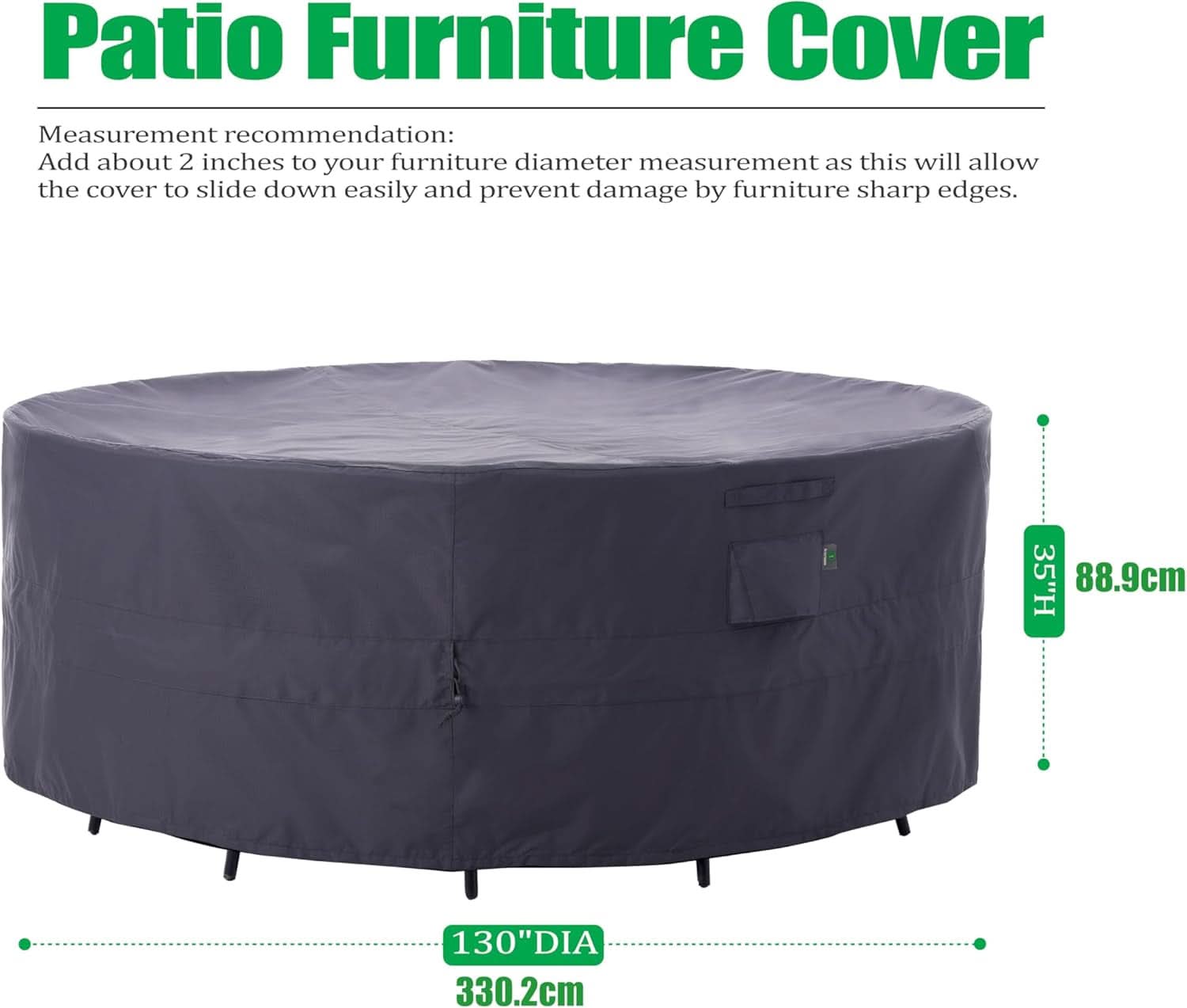 Heavy Duty Waterproof Patio Furniture Covers for Protection