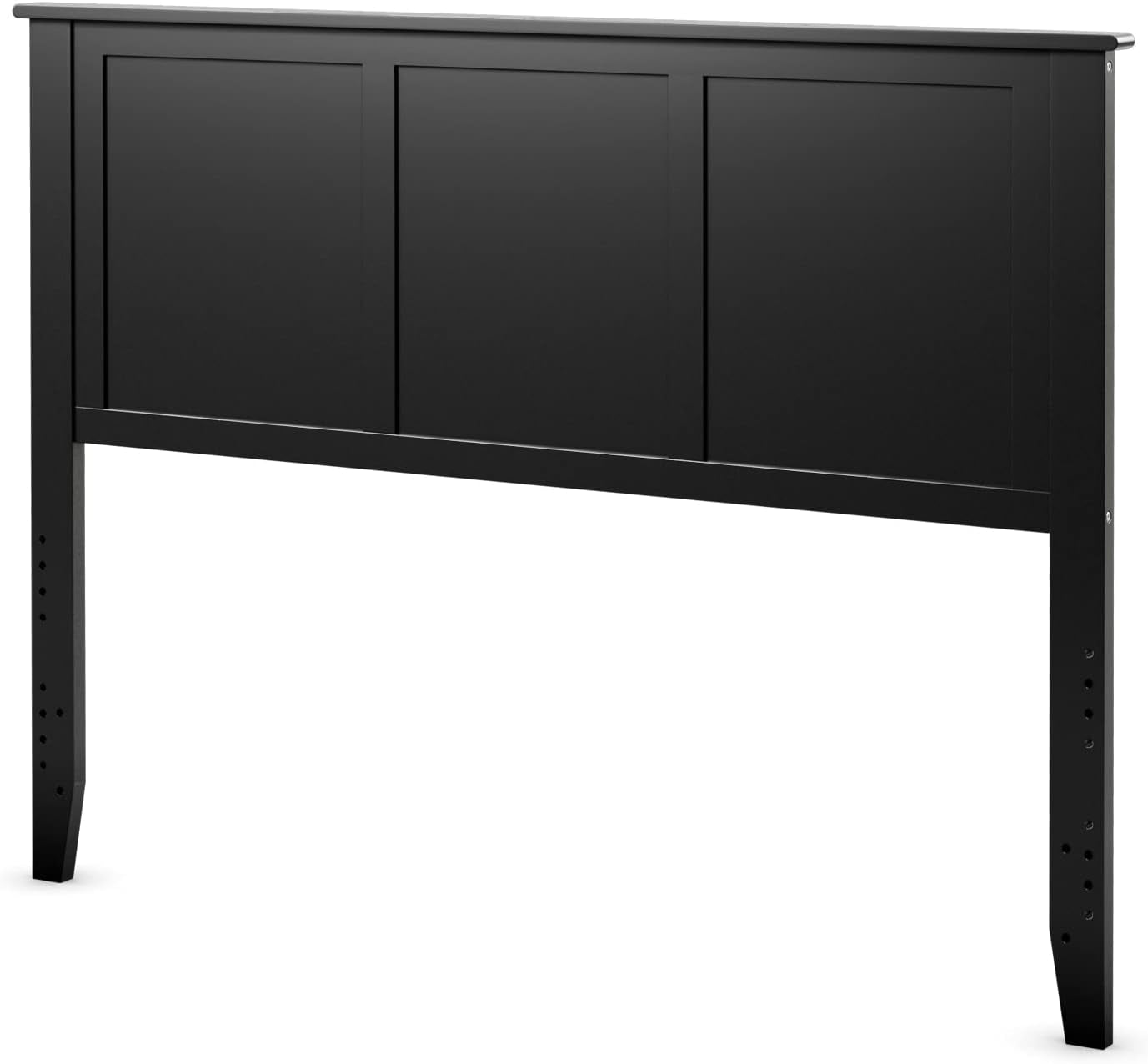 Height Adjustable Black Flat Panel Headboard Full Size