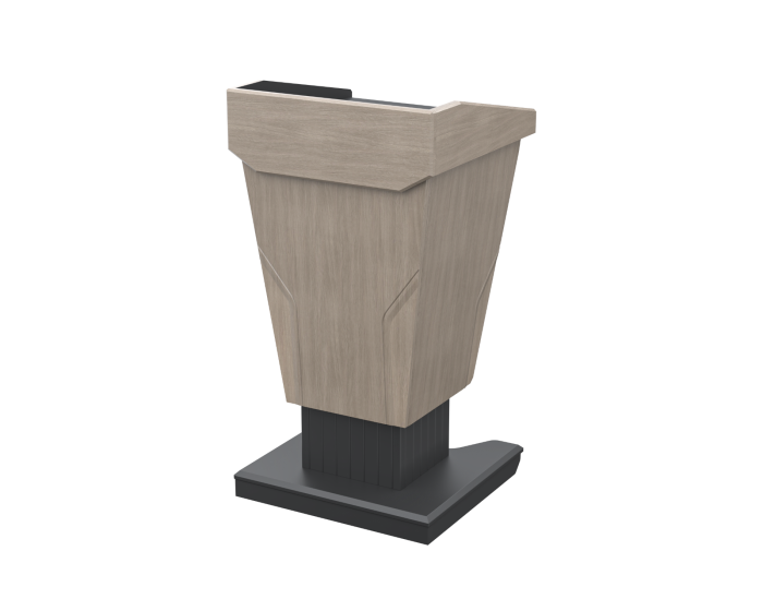 Height Adjustable Diplomat Podium PDDL25