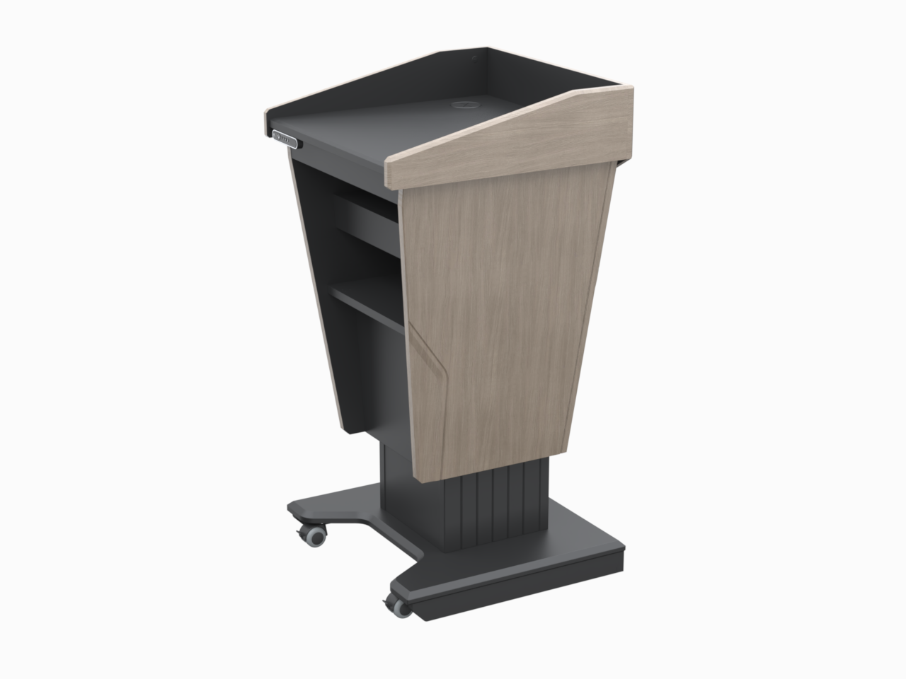 Height Adjustable Diplomat Podium PDDL25