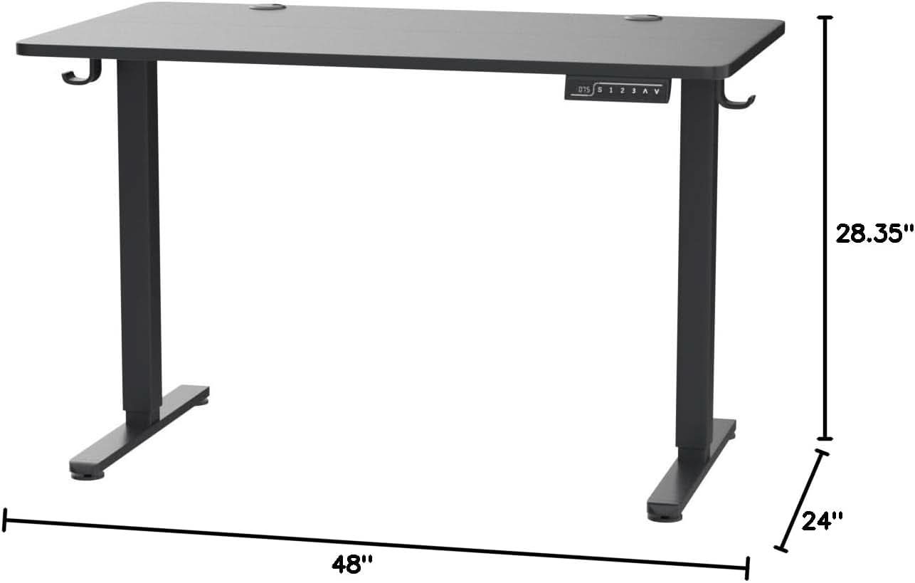 Height Adjustable Electric Standing Desk 48 X 24 Inches