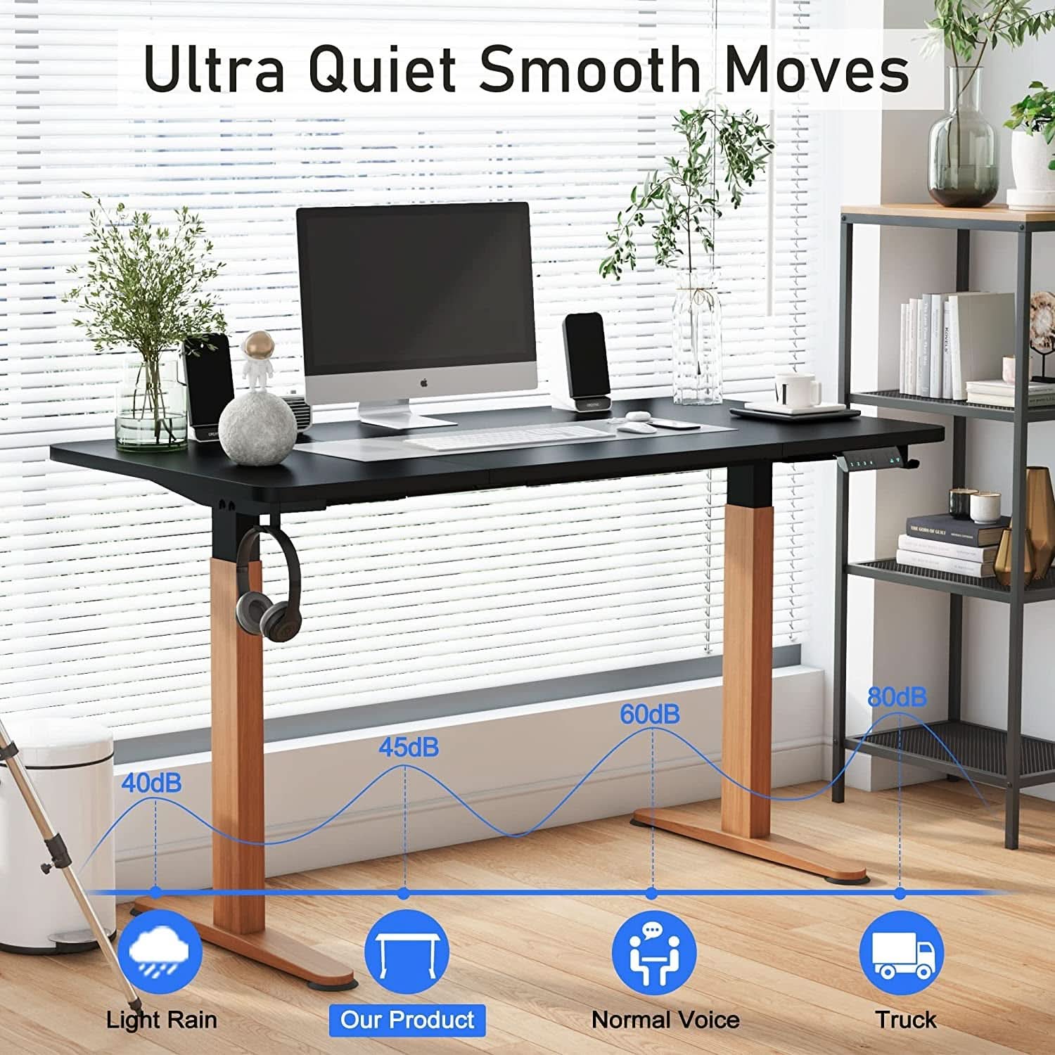 Height Adjustable Standing Desk With Memory Presets