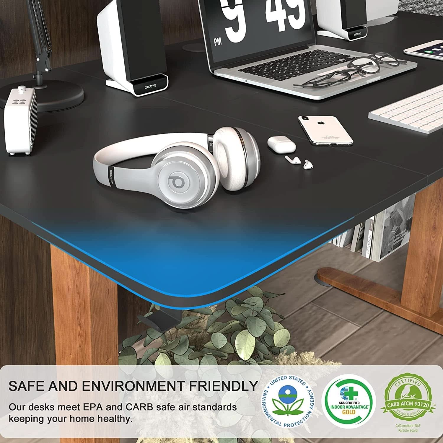 Height Adjustable Standing Desk With Memory Presets