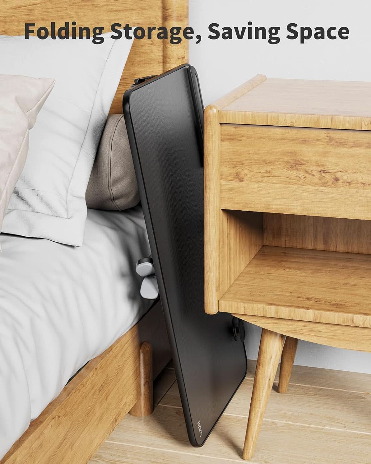 Height and Angle Adjustable Laptop Desk for Bed and Couch