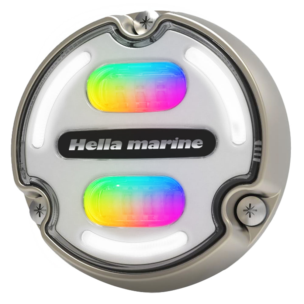 Hella Marine Apelo A2 RGB Underwater Light - 3000 Lumens - Bronze Housing - White Lens