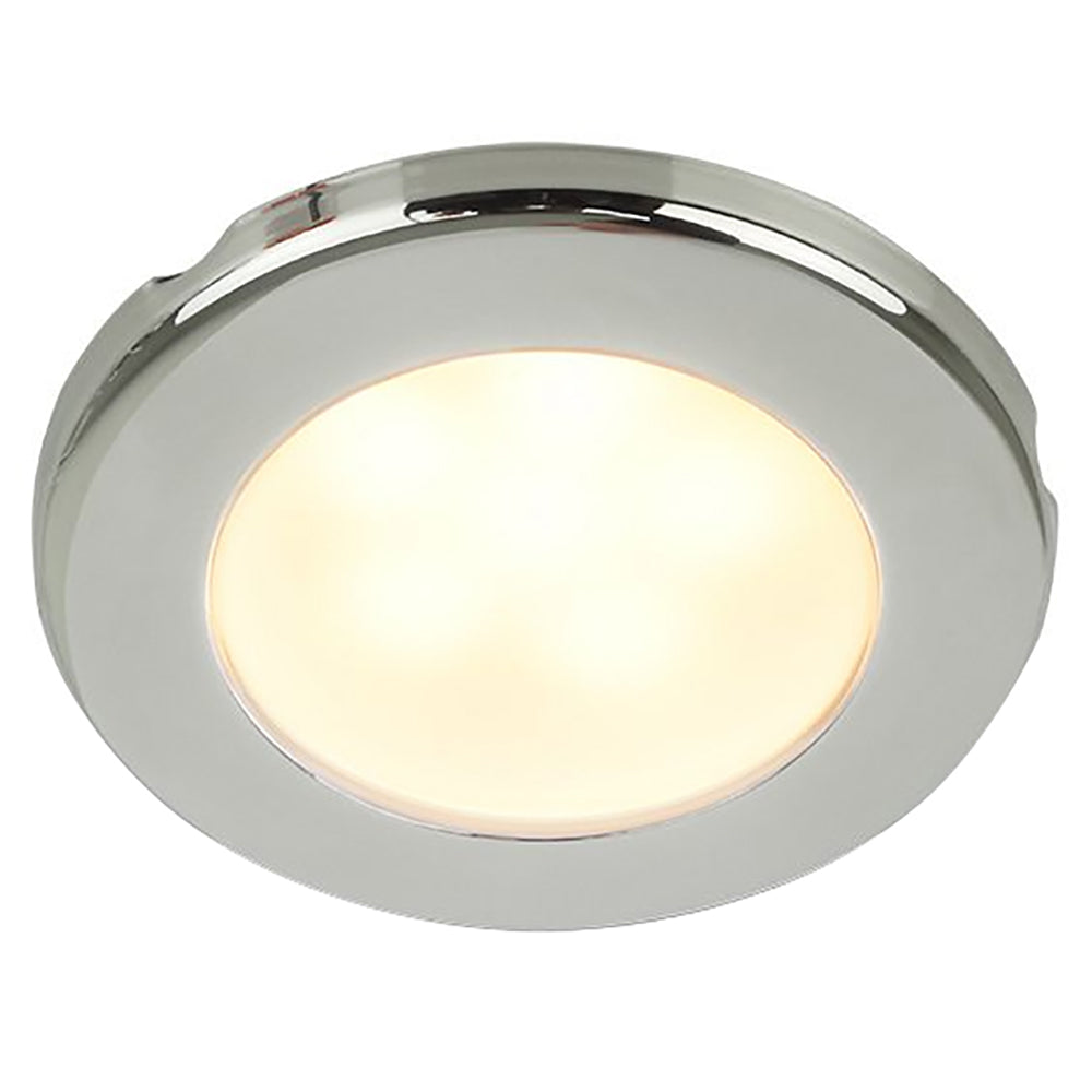 Hella Marine EuroLED 75 3" Round Screw Mount Down Light - Warm White LED - Stainless Steel