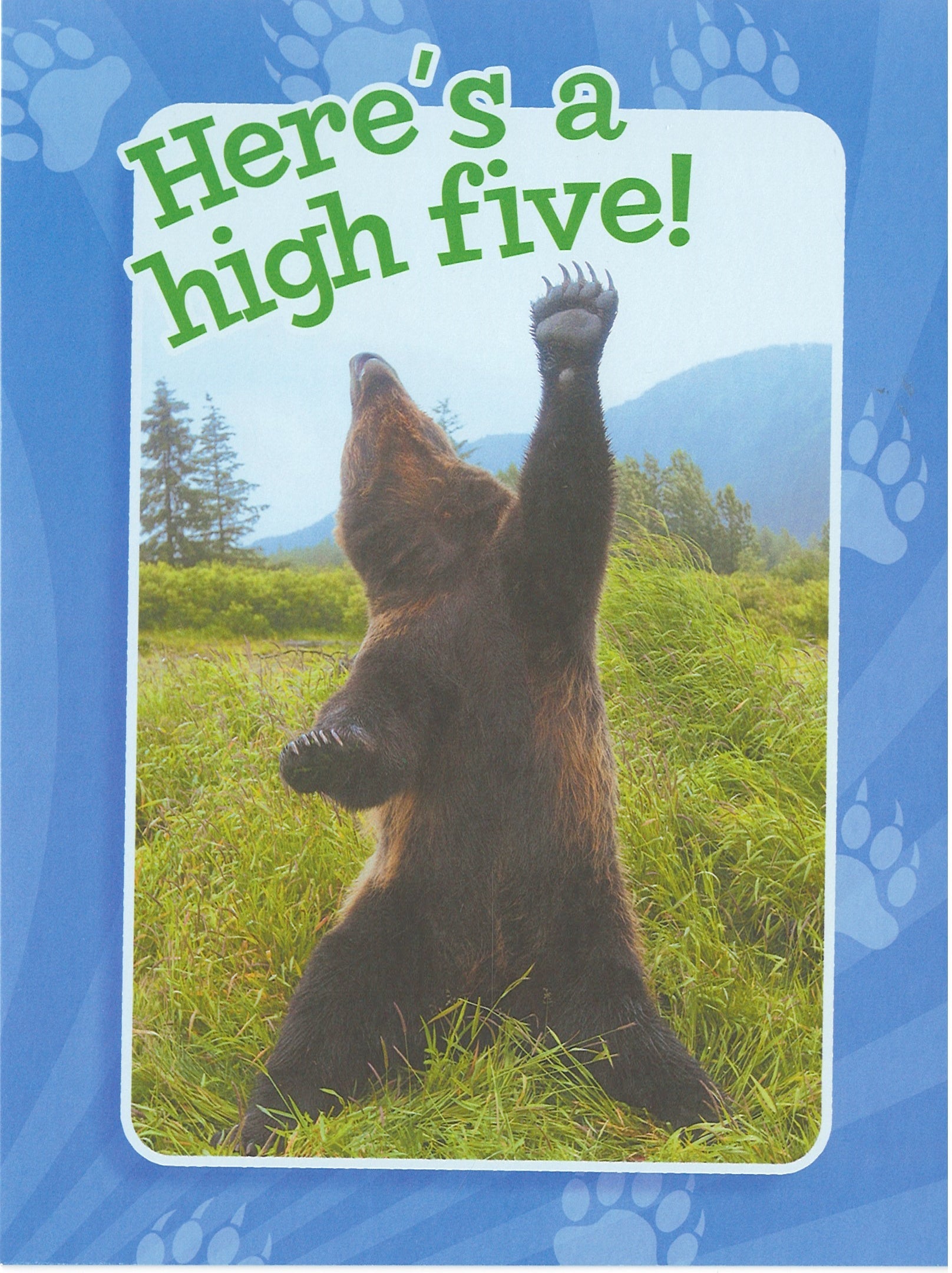 Here's A High Five - Congratulations Card