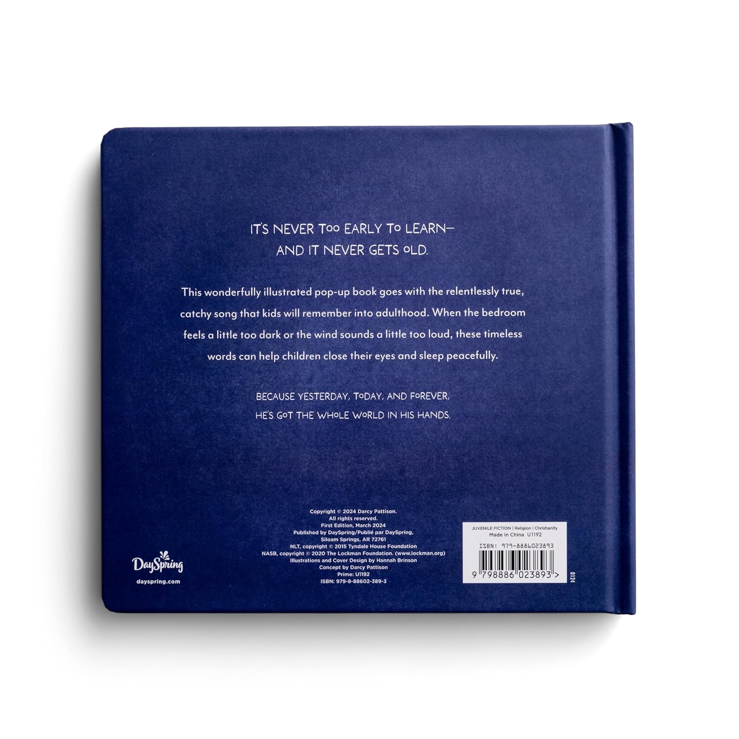 He’s Got the Whole World in His Hands: Pop-up Story Book