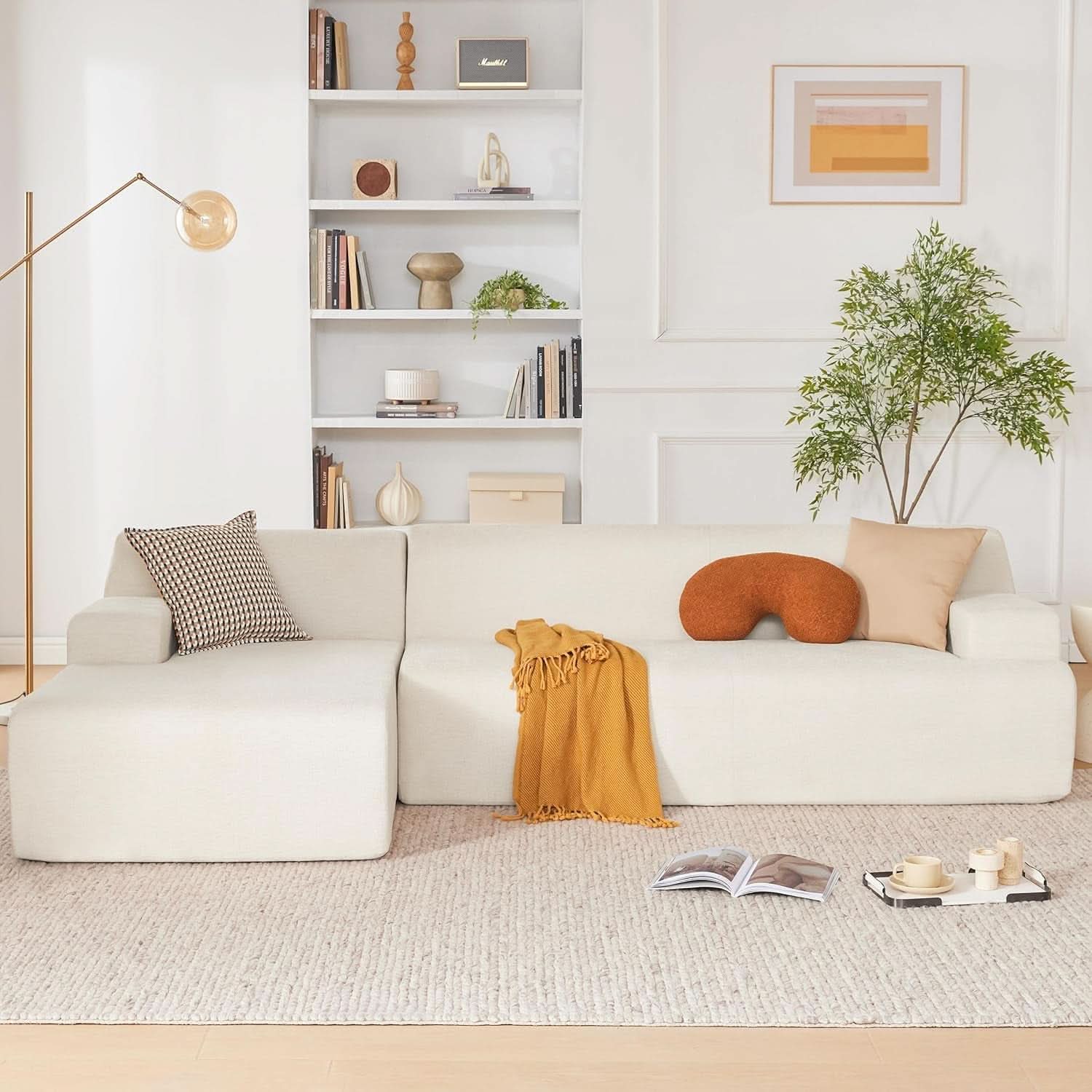 High Density Foam Modular Sectional Sofa for Living Room